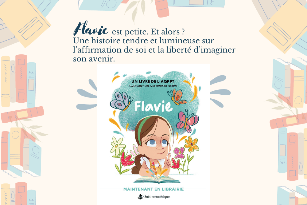 Montréal, le 24 février 2026 — Flavie est petite. Et alors ? À travers ses questions, ses doutes et ses élans d’espoir, ce récit délicat rappelle qu’on peut rêver grand, même quand on ne grandit pas comme les autres. Une histoire tendre et lumineuse sur l’affirmation de soi et la liberté d’imaginer son avenir.